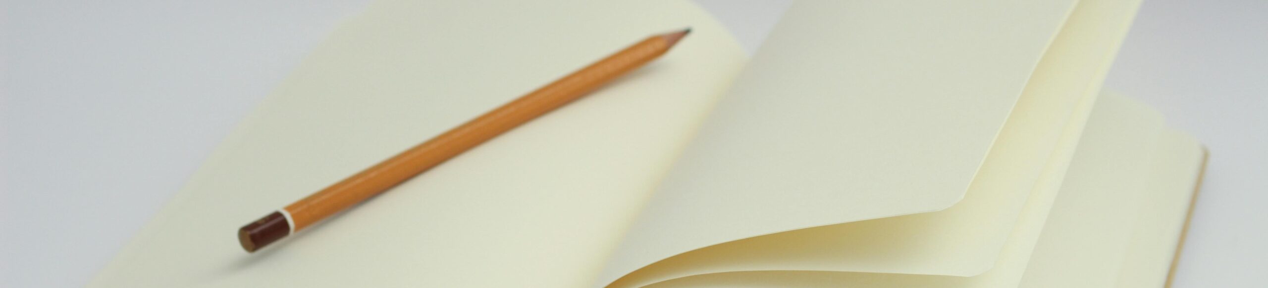 a pencil on a paper