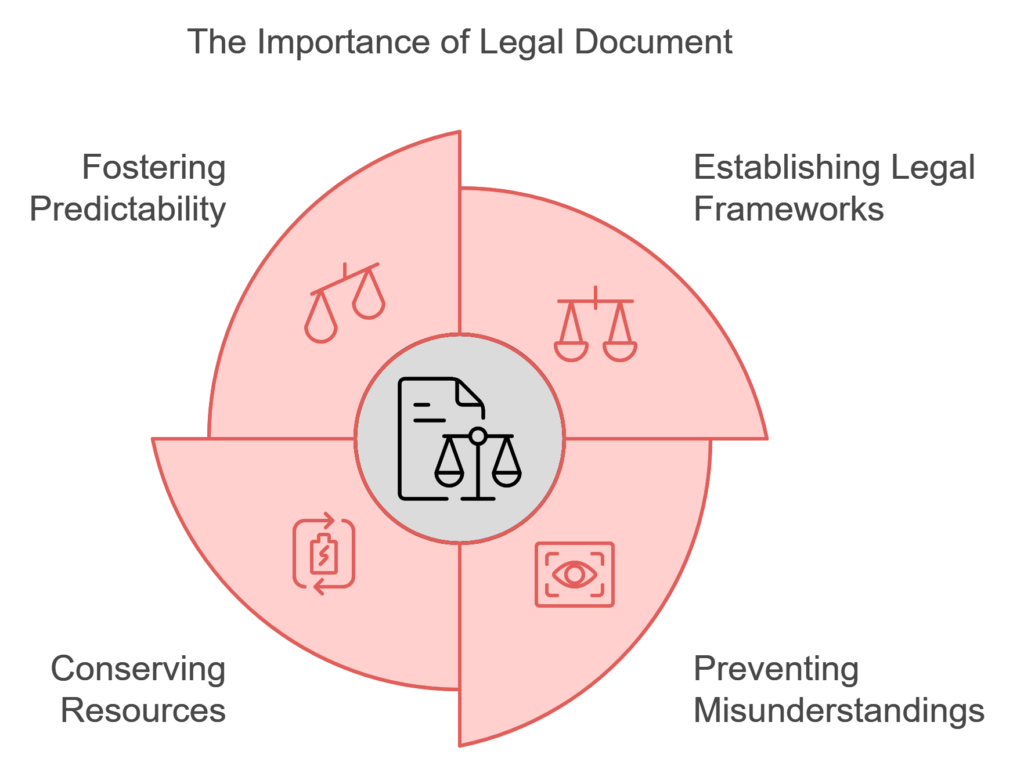 a diagram of legal documents